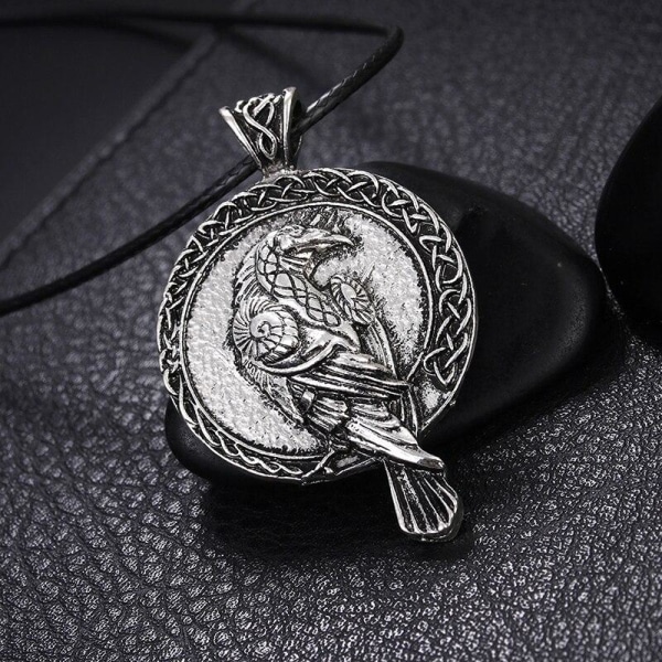 Kaulakoru - Korppi - Norse Mythology Silver