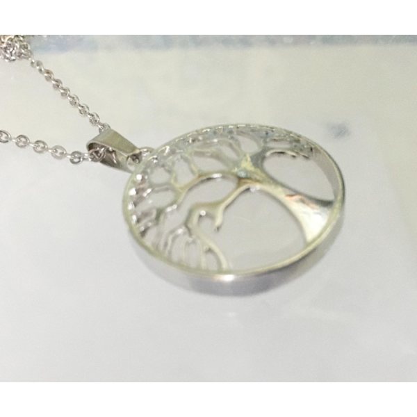 Necklace - Tree of Life - Rock Crystal Multicolor