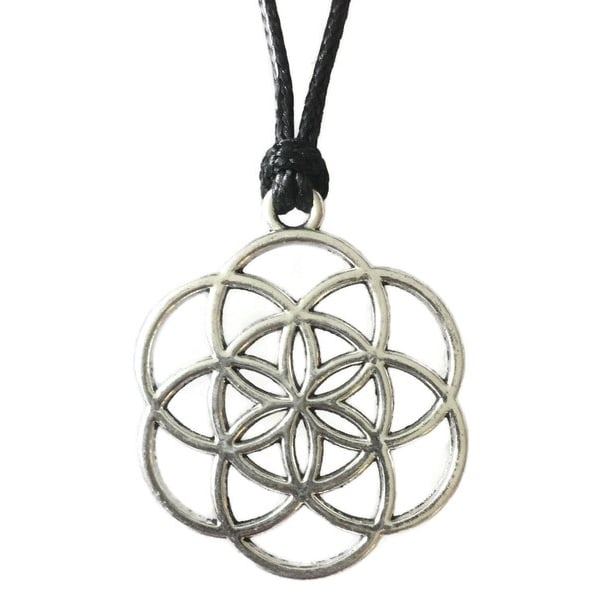 Halskjede - Seed of Life - Knot Silver