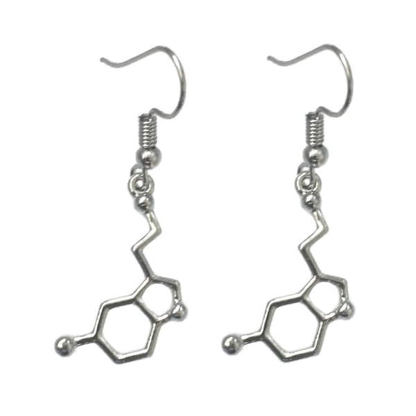 Korvakorut Serotonin Symbol Molecule Chemistry Silver