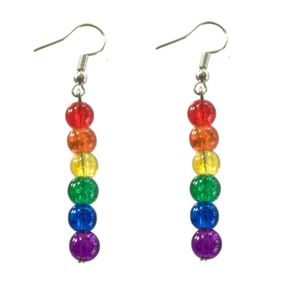 Øreringe - Pride - Perler Multicolor