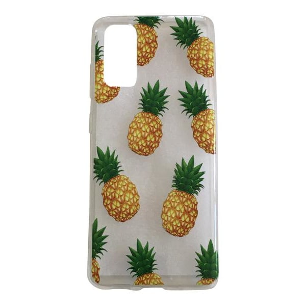 Samsung Galaxy S20 Ananas Frukt Pineapple Fruit Henna Pattern Gul