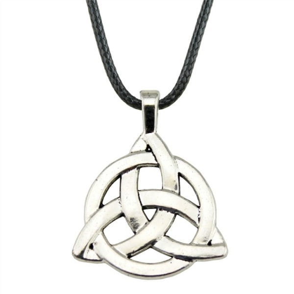 Halskæde Triquetra Celtic Triangle Charmed Symbol
