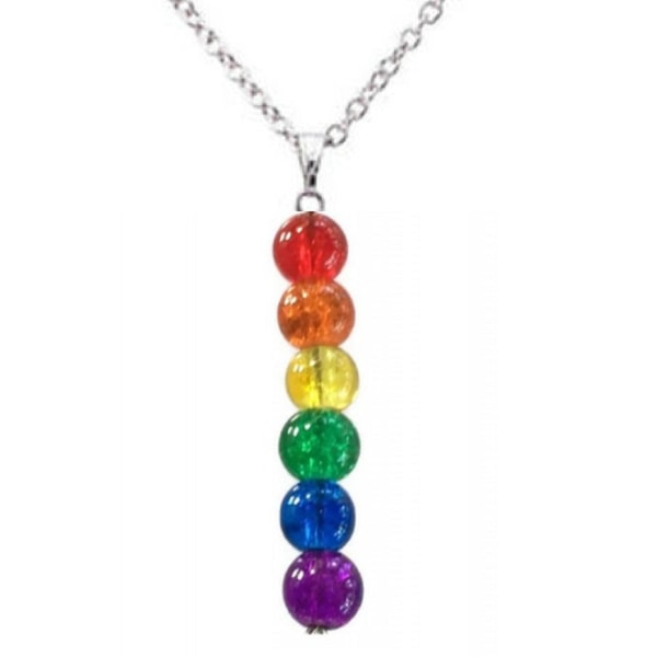 Halsband Pride Regnbågssmycke LGBT HBTQ Halsband multifärg