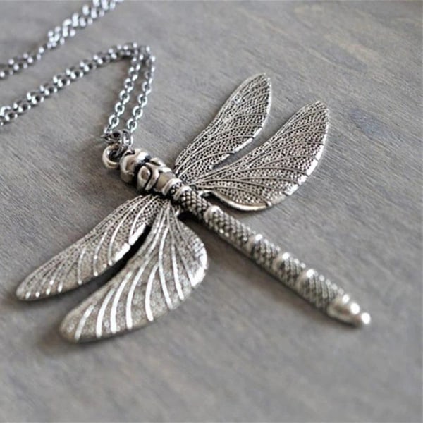 Halskjede - Dragonfly Silver