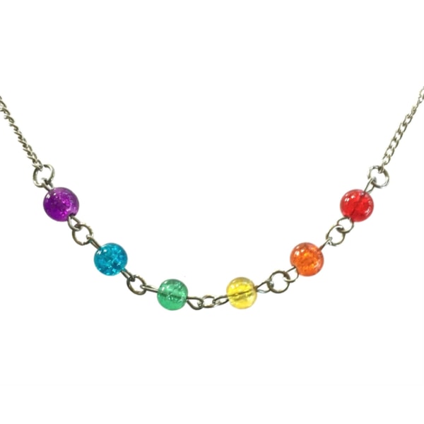 Halskjede - Pride - LHBT - Perler Multicolor