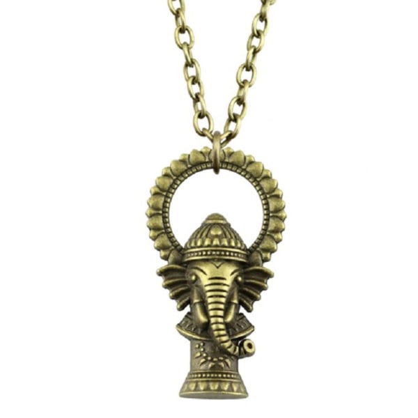 Halskæde - Ganesha - Elefant - Bronze