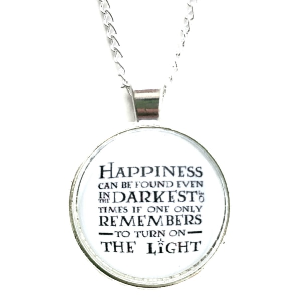 Halsband - Happiness can be found... - Dumbledore - Harry Potter