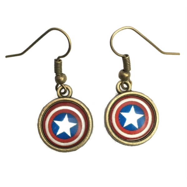 Korvakorut Captain America Marvel Bronze Multicolor