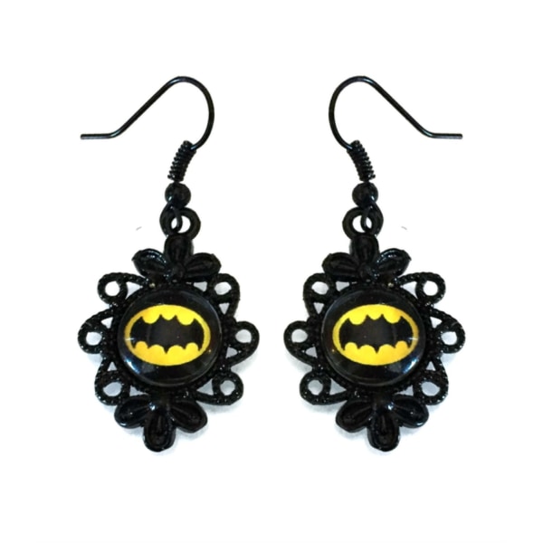 Earrings - Batman - Marvel - Black Multicolor