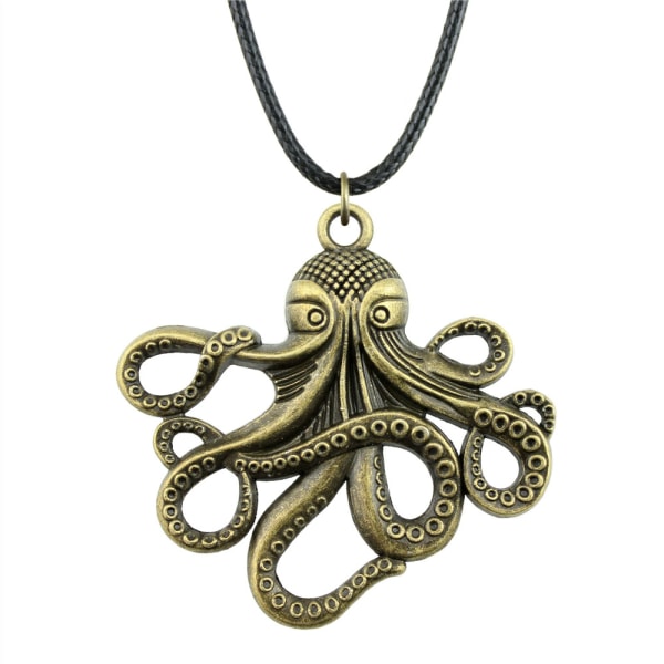 Halskæde - Octopus Octopus Kraken Cthulhu - Bronze kedja/70