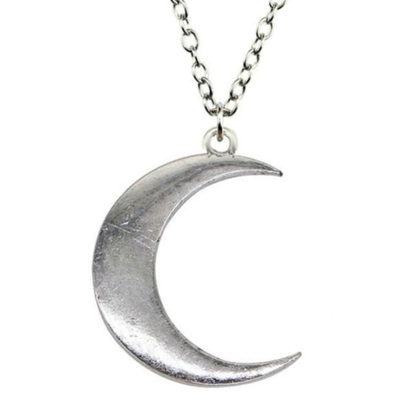 Choker - Crescent Moon Silver