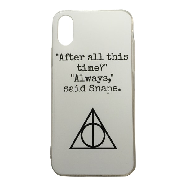 iPhone X / XS Efter al denne tid .. Snape - Harry Potter White