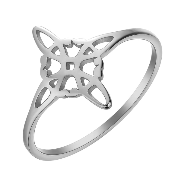 Ring - Hekseknute Silver grey