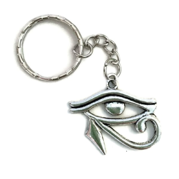 Nøglering - Horus Eye - Eye Of Ra - Egyptian God Silver