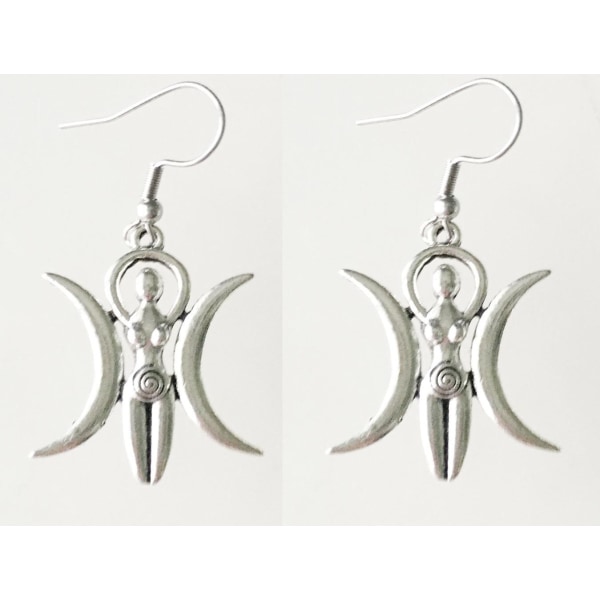 Earrings - Triple Moon - Goddess