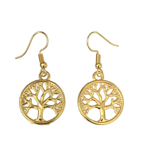 Earrings - Tree of Life - Gold Gold