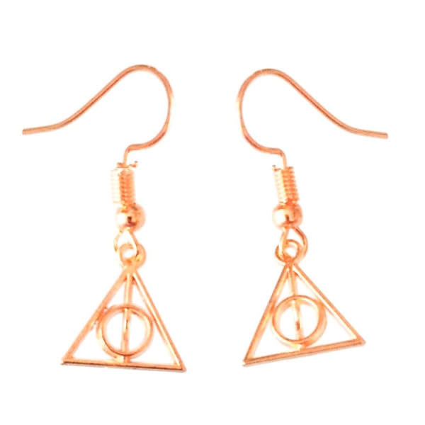 Örhängen Dödsrelikerna Roséguld Deathly Hallows Harry Potter Gold