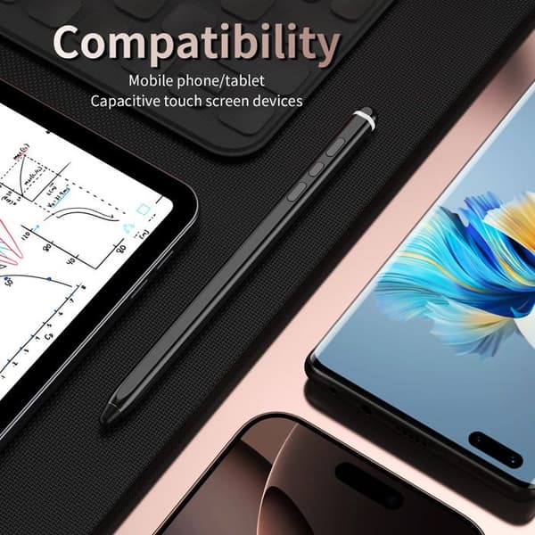 Kompatibel med Apple- og Android-tablets, Bluetooth kapacitive styluser, Samsung- og Huawei-enheder, tillader (N017)