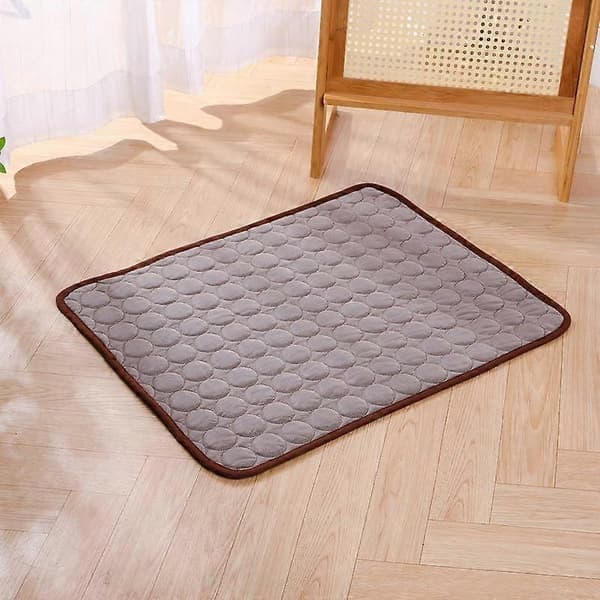 Brun 2XL 150×100cm Kølemåtte til hunde, Sommer Kold Sengemåtte til hunde og katte