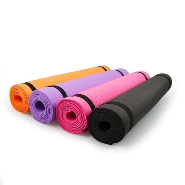 Joogamatto 6mm paksu 173cm x 61cm[HK] Musta