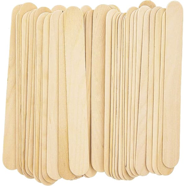 [LCS] Stora Jumbo Vaxpinnar - 6\" x 3/4\", Förpackning med 100 Jumbo Pinnar