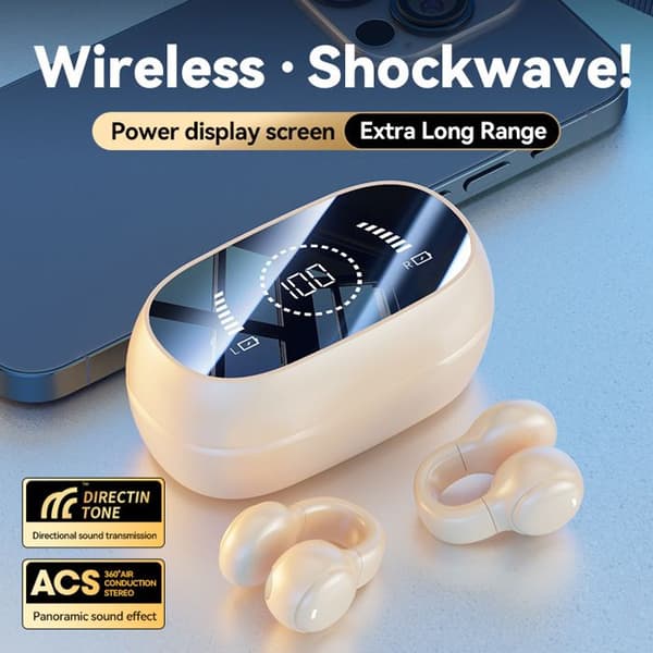 M47 Knogleledning Bluetooth Hovedtelefoner, Nye, Øreclips, Ingen Digital Skærm, In-Ear, Hudfarve