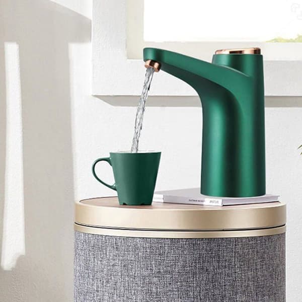 USB-ladende elektrisk vannpumpe, rustfri kjøkkenutstyr, smart vanndispenser for vannflasker