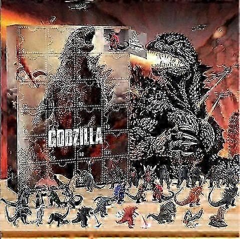 2025 Julekalender Godzilla Julekalender Blind Box Legetøj