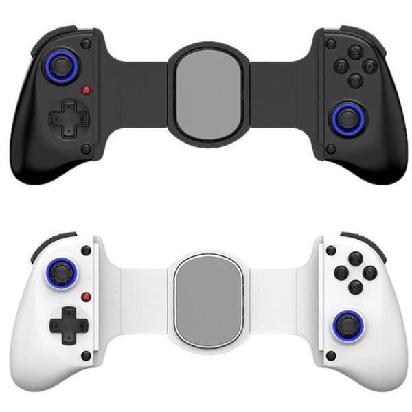 Udtrækkelig D11/D11S Trådløs Spil Streaming Controller, Hall Trigger, Bagknap, Hvid