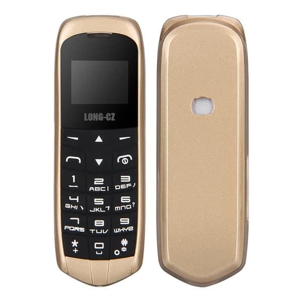 J8 Minitelefon med håndfri funktion, FM-radio understøttelse, micro SIM-kort, GSM-netværk