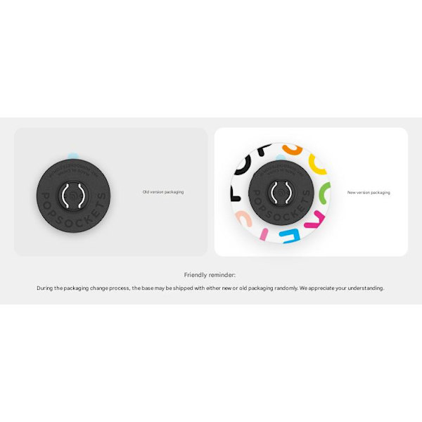PopSockets Telefon Grepp 2:a Generationen Airbag Ställ Bas Refill Pack