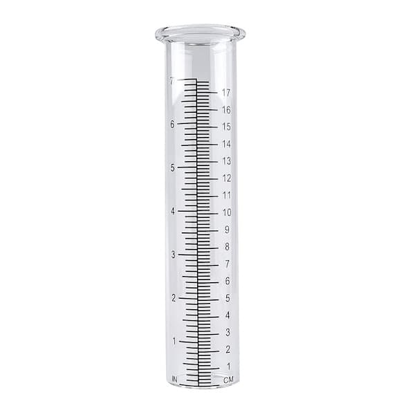 Regnmåler Regnmålingsværktøj Glasrør 21cm/8 tommer