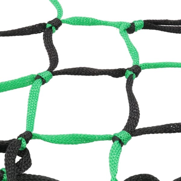 Netpose 2 STK Sort Grøn Nylon Enkelt Bold Netposeholder til Volleyball Basketball Fodbold