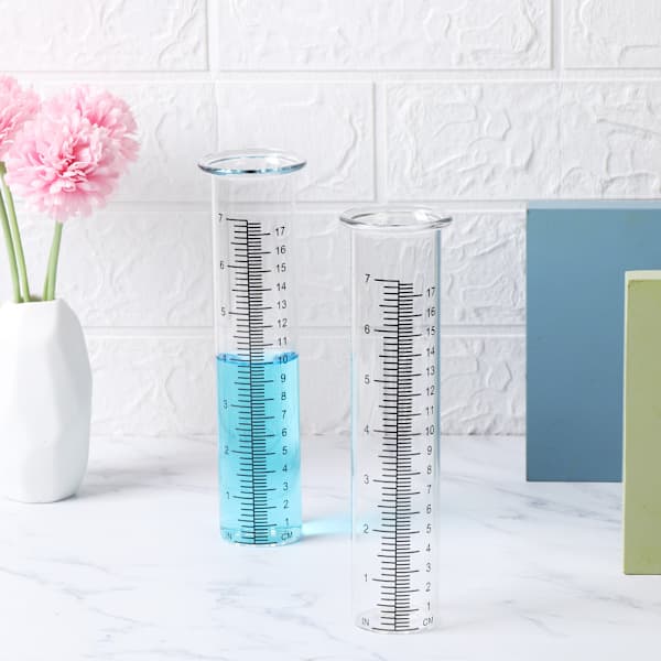 Regnmåler Regnmålingsværktøj Glasrør 21cm/8 tommer
