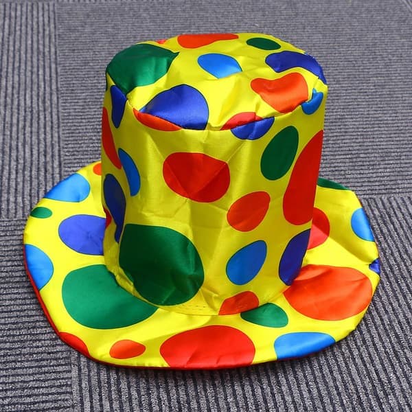 Klovnehatt Prikket Hatt Visir Kostyme Tilbehør Til Fest Karneval Halloween