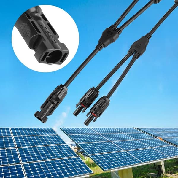 INHH 4-par MC4 Solar PV-stik, han-hun vandtætte kabelstik til solcellepaneler