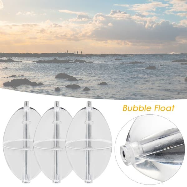 Fiskeflottørkuler Vannkule Transparent 6.2cm