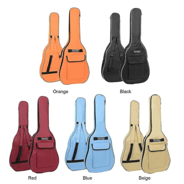2026 Elektrisk Gitarveske Gig Bag 41 Tommers Gitarveske, Elektriske Gitargaver Red