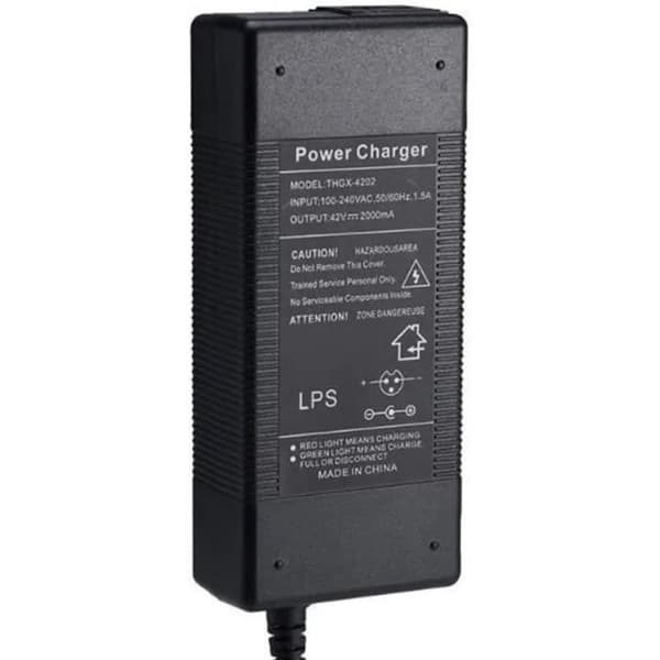 42V/2A elektrisk sparkesykkel-lader for Xiaomi M365, M365 Pro, Pro2 / MI 3 sparkesykkel, Ninebot ES2 E22 E25 batterilader
