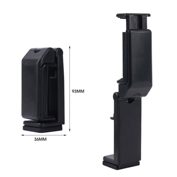 Klippfeste for mobiltelefonholder for fly