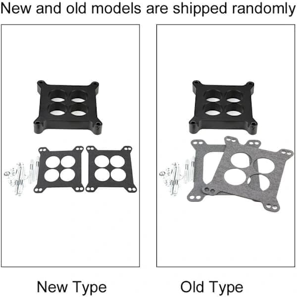 Fenolisk karburatorafstandsstykke 1\" 4bbbl SBC BBC BB passer til Holley SB Chevy Ford, A