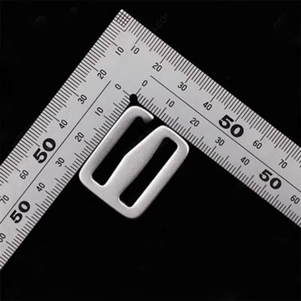 1 stk. Metal Step Lock Slider Justeringsspænder 25MM 25mm