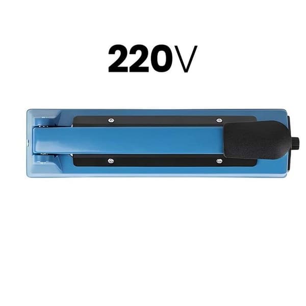 Impulsförseglare - AVIZAR - 200 mm (20 cm) - 8 värmeinställningar - Påsar 1–45 µm - Blå