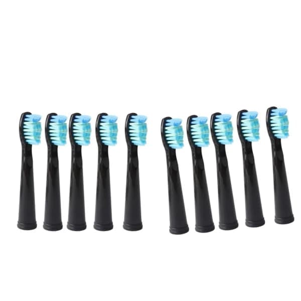 10 kappaleen Sonic-vaihtoharjaspäät Seago-sähköhammasharjaan, sopii malleihin E2 E3 E4 E5 E7 E8 E9 SG-507 SG-958