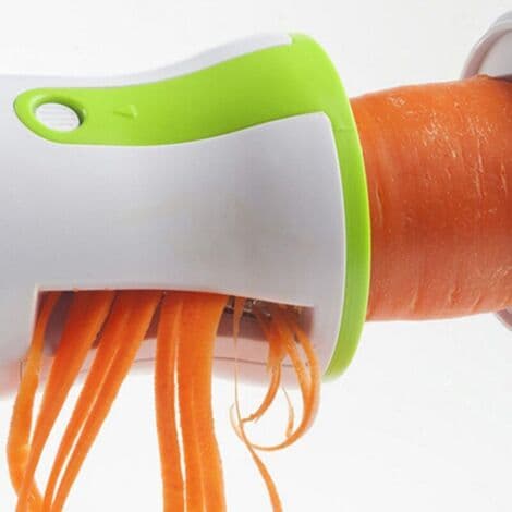 Spiral grønnsakskutter, grønnsaksspaghetti-spiralizer for squash, agurk, gulrot, 113g
