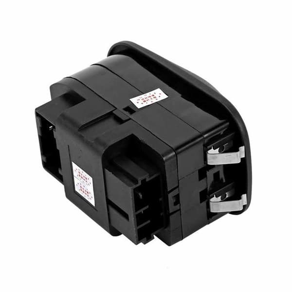 Vindusregulator trykknapp, sidespeilkontrollbryter kompatibel med 206, 206 bryter, ikke-original
