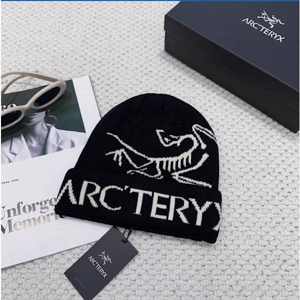 Arc'teryx Bird Word Toque Grå Void Ullmössa Unisex Varm Vinter Light gray