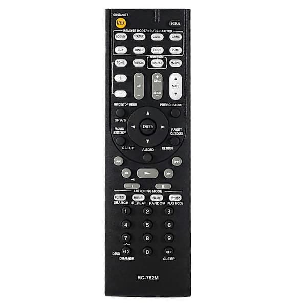 Fjernkontroll erstatning RC-762M kompatibel med Onkyo AV-mottaker
