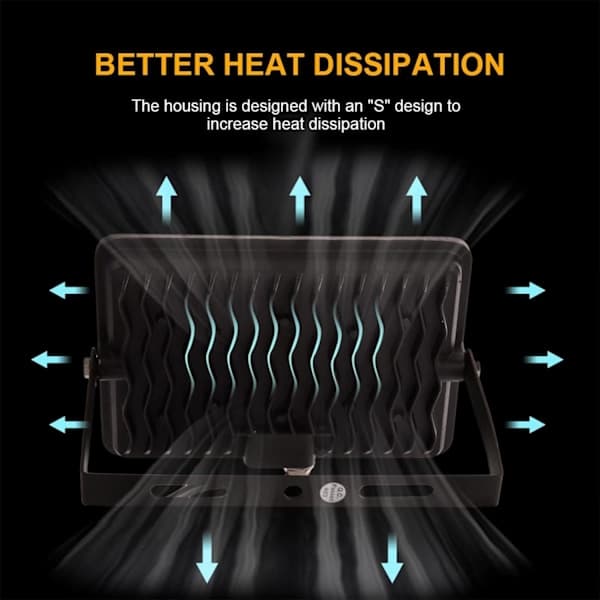 LED-spotlight, 200W 25000lm Utendørs LED-spotlight, 6000K LED-spotlight-FA7-